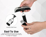 Luggage Weight Scale Portable Digital Suitcase Scale for Travel Handheld Scale with Temperature Sensor