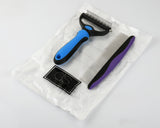 DS. DISTINCTIVE STYLE  Undercoat Rake for Dogs and Metal Dog Comb Dog Grooming Brush Cat Deshedder Double Sided Pets Deshedding Tool