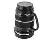 Stainless Steel Lens Like Coffee Mug Cup - Black