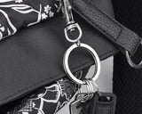 1.26 Inch Round Flat Key Chain Rings Titanium Alloy Split Ring Set of 5