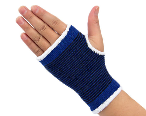 5 Pcs Elastic Wrist Glove Elbow Brace Stretch Ankle Support - Blue