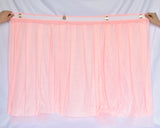 Tulle Table Skirt for Wedding Party Decoration