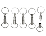 Quick Release Keychain 5 Pieces Detachable Keychain