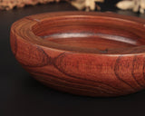 Round Wooden Cigarette Ashtray