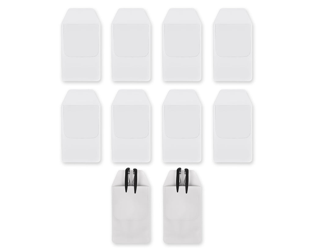 Shirt Pocket Protectors 10 Pieces Clear Plastic Made