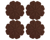 Silicone Pot Holder 4 Pieces Heat Resistant Hot Pad for Hot Pots and Pans