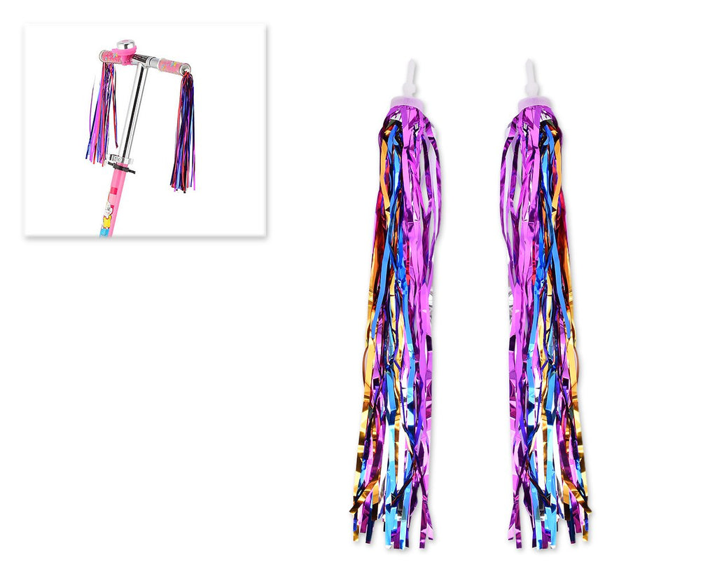 2 Pcs Bike Handlebar Streamers for Kid’s Bike - Mixed Color