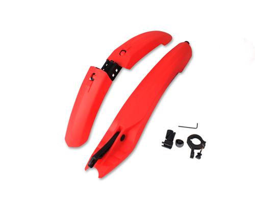 Mountain Bike Fenders with LED Light Adjustable Front and Rear Mudguard