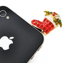 Christmas Stocking Crystal Headphone Jack Plug