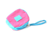 Colorful Zipper Camera Pouch for Fujifilm Instax Mini - Pink & Blue