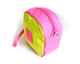 Colorful Zipper Camera Pouch for Fujifilm Instax Mini - Pink & Yellow