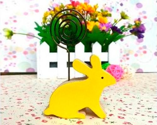 Wooden Memo Clips Place Card Fuji Instax Films Photo Holder - Rabbit