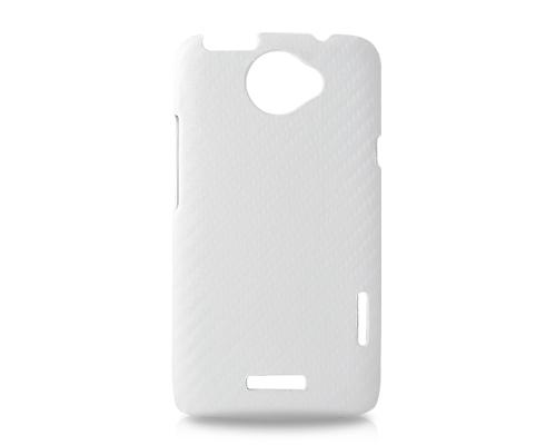 Twill Series HTC One X Leather Case - White