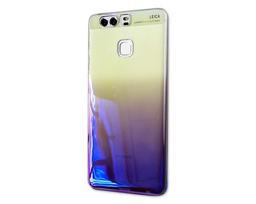 Gradient Color Series Huawei P9 Hard Case - Purple, Blue & Yellow