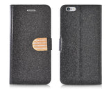 Twinkle Series iPhone 6  Flip Leather Case (4.7 inches) - Black
