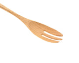 8" Wooden Spoon and Fork Serving Set