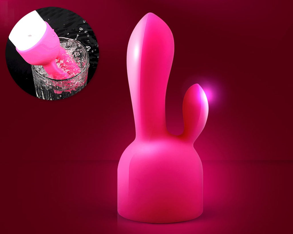 Adult Sex Toy Women AV Wands Silicone Headgear for Breast