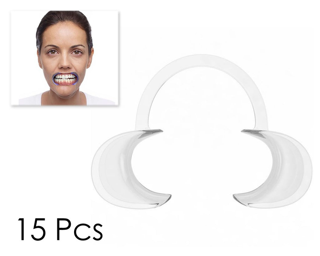15 Pcs C-shaped Mouth Opener for Speak Out Game