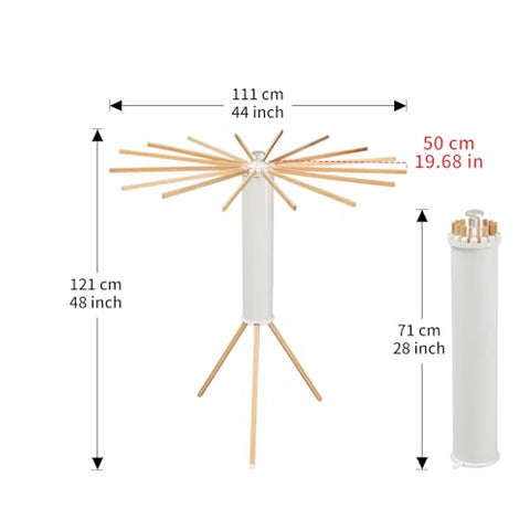 Tripod Clothes Drying Rack 16 Rods Foldable Portable