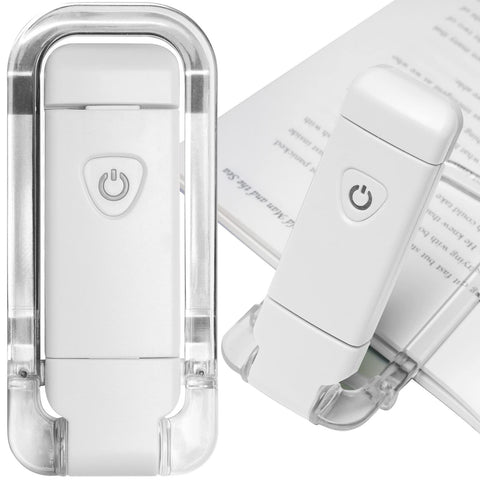 USB Rechargeable Book Light - White