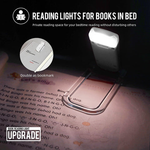 USB Rechargeable Book Light - White