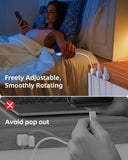 Magnetic Cable Clips Rotating Cord Holder 8Pack