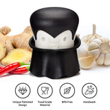 Garlic Press Manual Twist Mincer Peeler Set