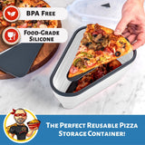 Pizza Slice Storage Container - White Airtight