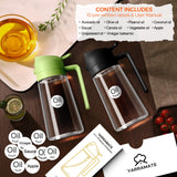 Olive Oil Sprayer Bottle 16oz Glass 2-in-1