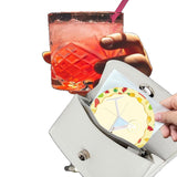 Drink Cover Kit 50pcs 4in Lids Scrunchie