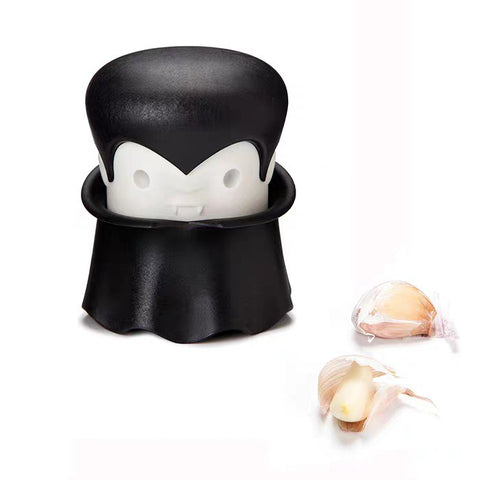 Garlic Press Manual Twist Mincer Peeler Set