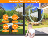 Sliding Glass Door Lock 8 Pieces Child Proof Slide Glass Door Safety Locks