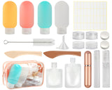 Travel Bottles Set of 23 Pack Silicone Refillable Travel Containers