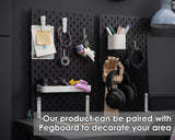 Pegboard Hooks Compatible with IKEA Skadis Pegboard 12 Pack Pegboard Accessories