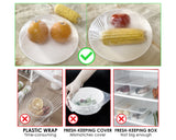 Plastic Bowl Covers Elastic Reusable 100 Pieces Food Covers for Bread Proofing 26 cm/10.23 in Elastic Food Storage Covers