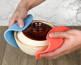 Trivets for Hot Pots and Pans 4 Pieces Heat Resistant Silicone Trivets for Hot Dishes, Non-slip and Flexible to Wrap Around Any Shape