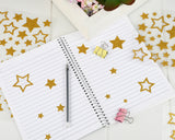 Gold Star Stickers 10 Sheets 420 Pieces Self Adhesive Glitter Star Sticker