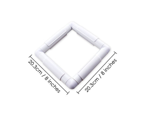 Square Clip Frame Plastic Rectangle Cross Stitch Frame for Embroidery