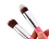 10 Pcs Professional Makeup Brush Set - Pink