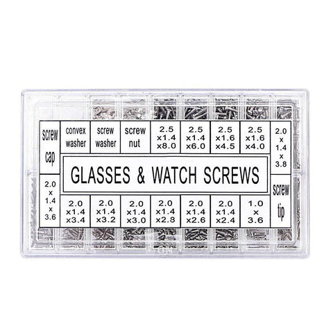 Eyeglass Repair Kit with 1000 pieces Screws