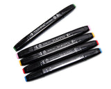 80 Assorted Colors Oily Alcohol Dual Brush Mark Pens Set with Bag