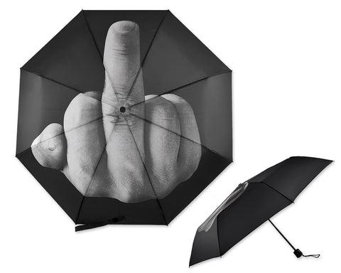 Middle Finger Umbrella Funny Folding Umbrella Creative Middle Finger Gifts