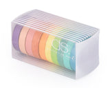 10 Pcs 5m Rainbow Craft Décor Paper Washi Masking Tape
