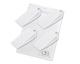 4 Pieces Baby Safety Rubber Door Stopper - White