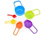 6 Pieces Plastic Measuring Spoons