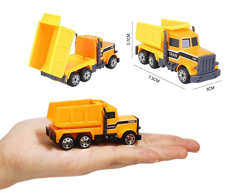 Construction Vehicles Alloy Toy Trunk Model Set of 5