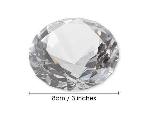 Crystal Paperweight 8cm Diamond Props for Nail Pictures