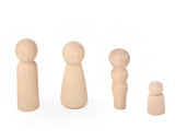 Wooden Peg Doll Set of 40 Wooden Figure
