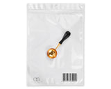 Ds. Distinctive Style Retro Wax Spoon with Wooden Handle for Sealing Stamp (Large 1.2 Inches Diameter)