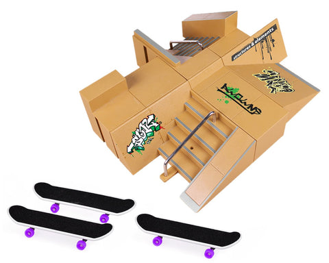 Fingerboard Skatepark Skate Park Kit for Finger Skateboard